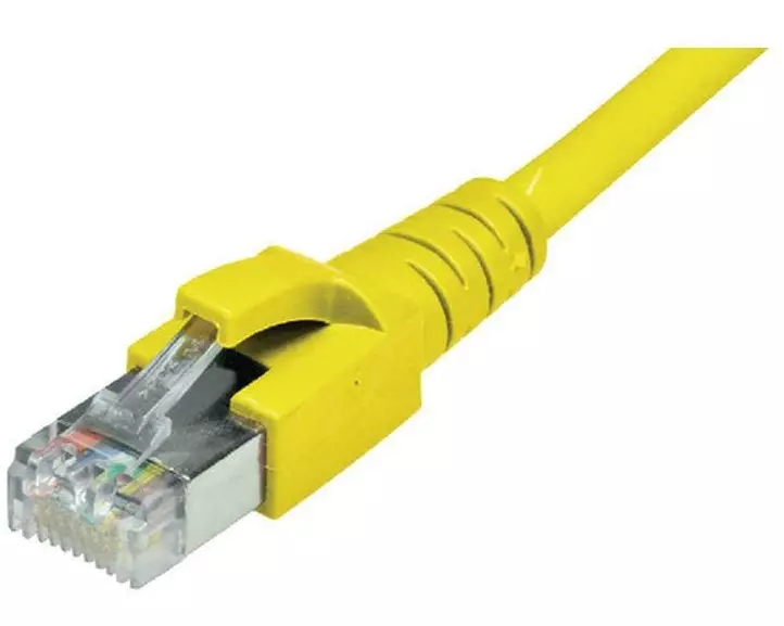 Dätwyler IT Infra Patchkabel RJ-45 - RJ-45, Cat 6A, S/FTP, 15 m, Gelb
