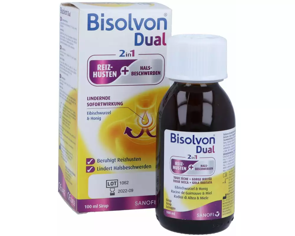 Bisolvon Bisolvon Dual 2 in 1 Hustensirup 100 ml