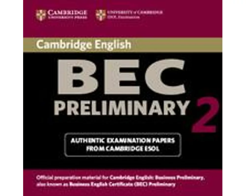 Cambridge BEC Preliminary 2 Audio CD