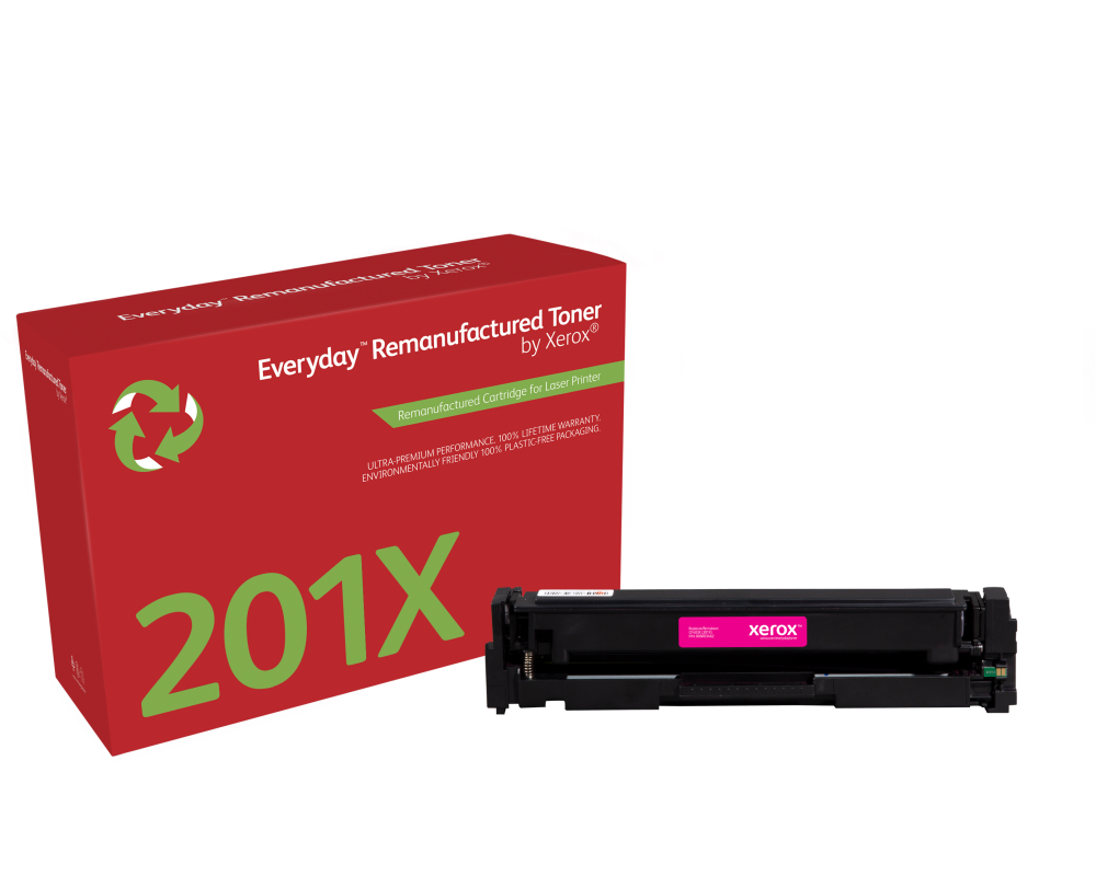 Everyday™ Magenta wiederaufbereiteter Toner von Xerox, kompatibel mit HP 201X (CF403X), Hohe Kapazität
