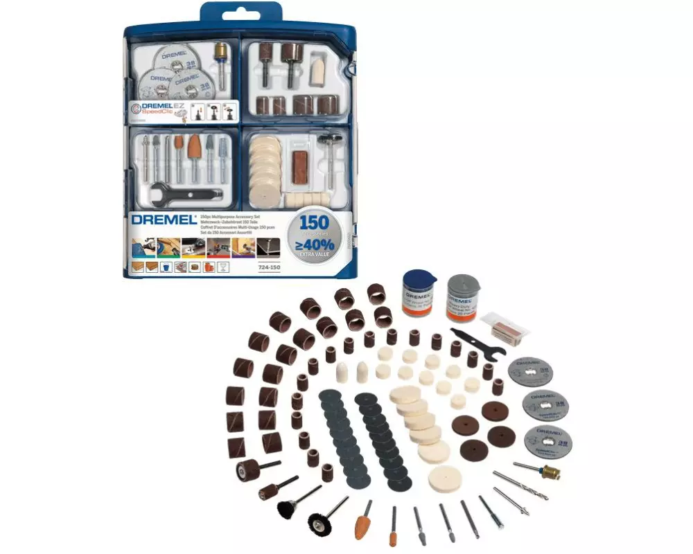 Dremel Zubehörset 724, 150-teilig