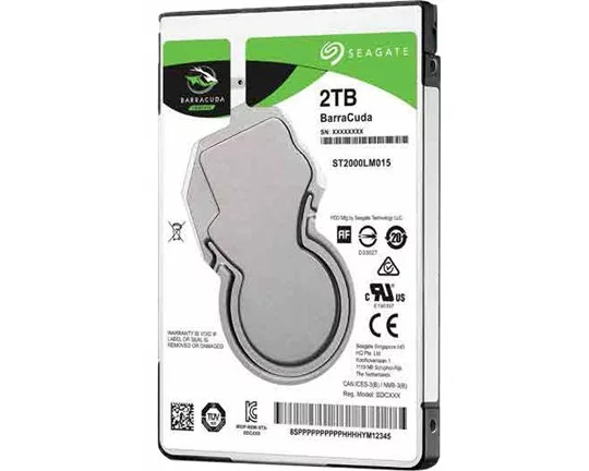 Seagate Harddisk BarraCuda 2.5" SATA 2 TB