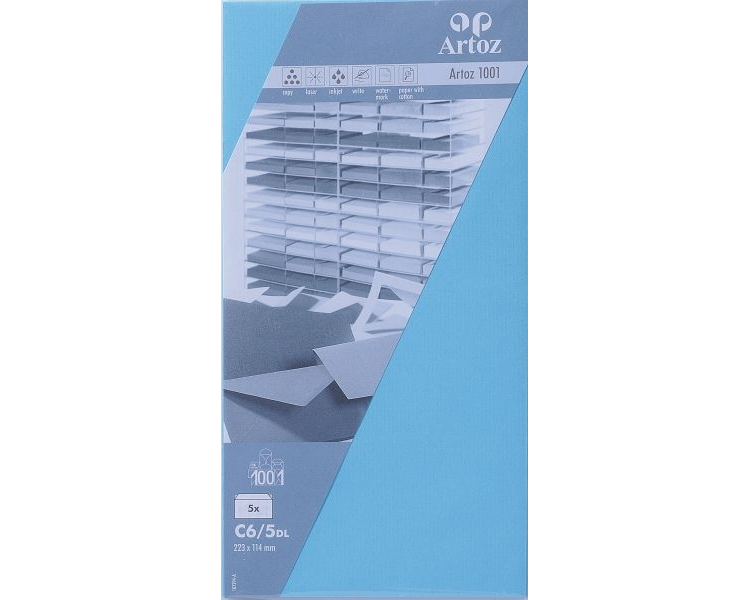 ARTOZ Couverts 1001 C6/5 107294183 100g, azur 5 Stück