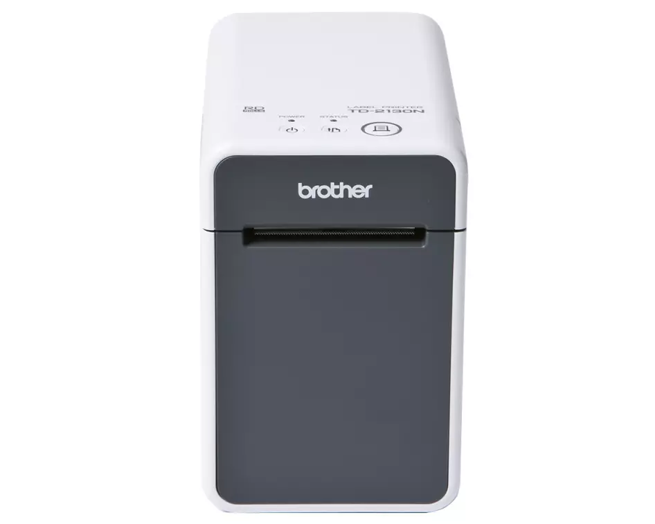 Brother TD-2135N CD Label-Drucker Thermodirekt 300 x 300 DPI 152,4 mm/sek Verkabelt & Kabellos Ethernet/LAN