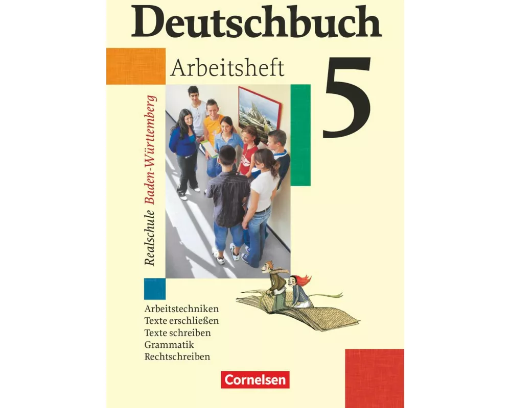 Deutschbuch, Sprach- und Lesebuch, Realschule Baden-Württemberg 2003, Band 5: 9. Schuljahr, Arbeitsheft mit Lösungen