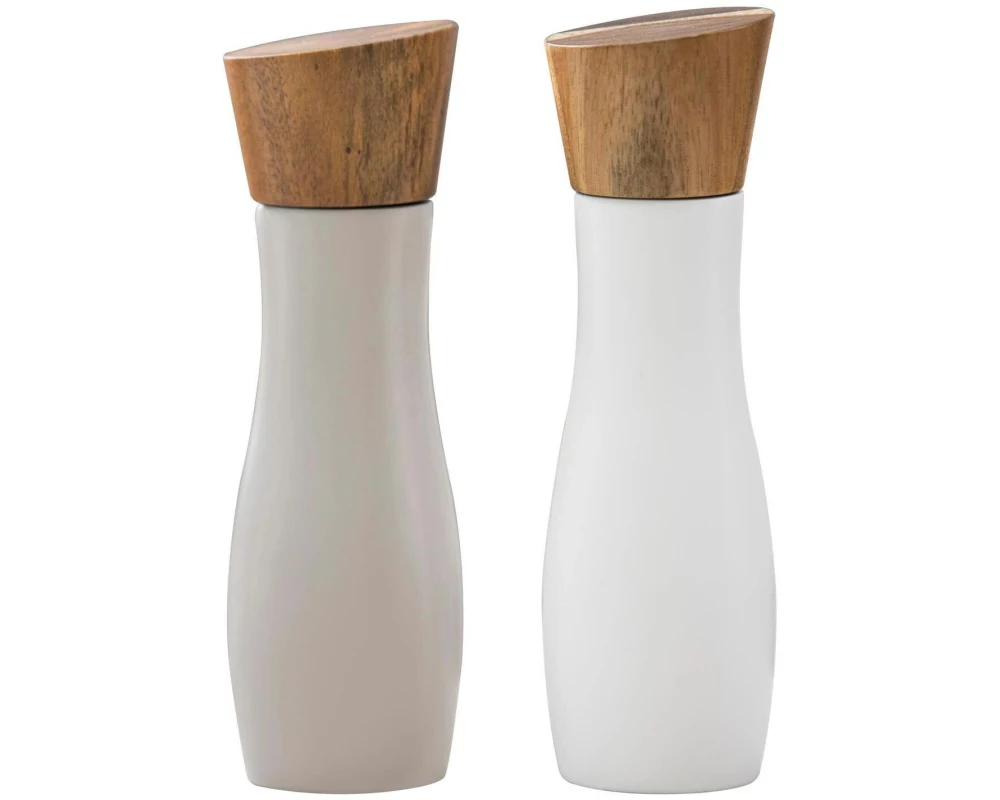 Ladelle Salz- und Pfeffermühle Essentials 19.5 cm, Weiss/Stone