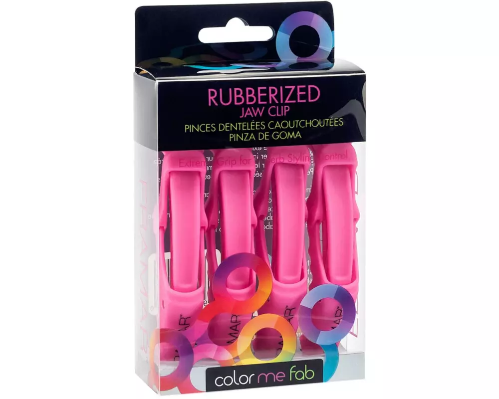 FRAMAR Gator Grips Gator Grip Abteilclips gummiert Rosa 4 Stk.