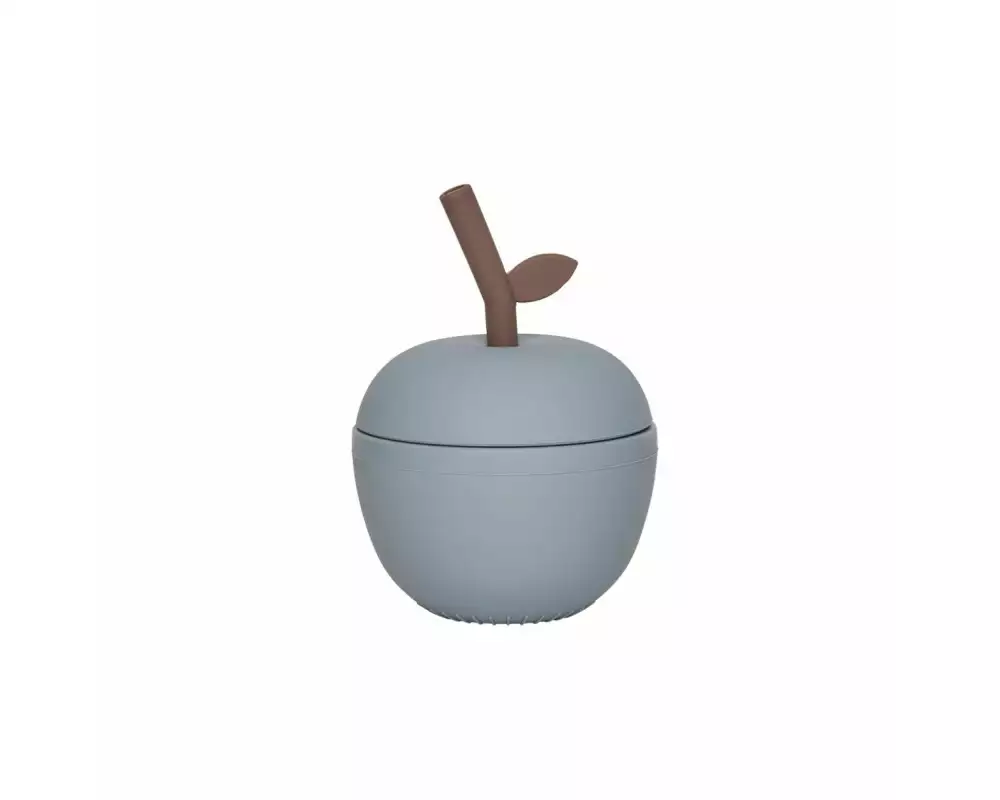 OYOY Kindertrinkbecher Apple Cup Blau