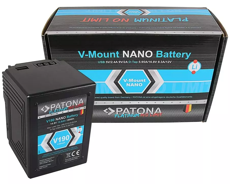 Patona Platinum NANO Akku für Sony DSR 600P