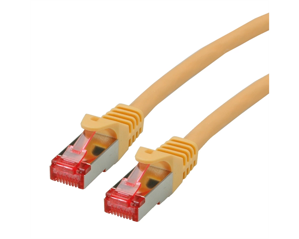 ROLINE Patchkabel Cat.6 S/FTP (PiMF), Component Level, LSOH, gelb, 1 m
