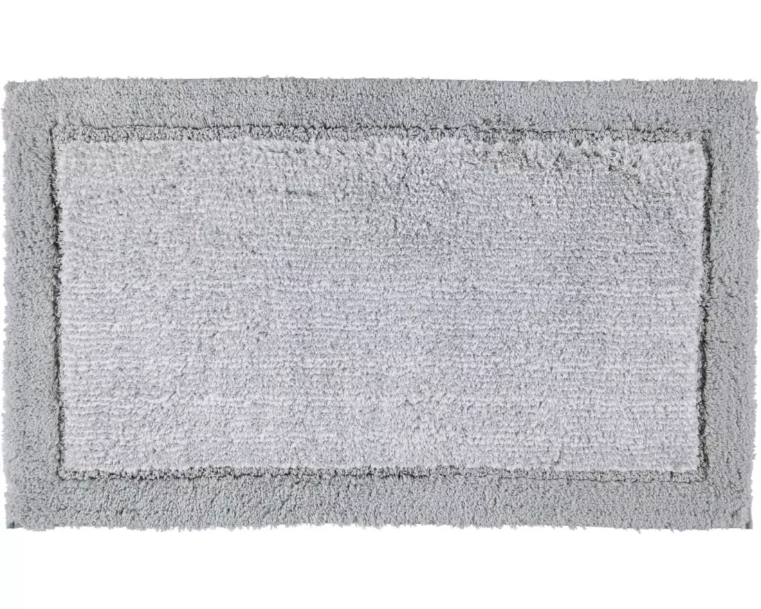 Cawö Badteppich Two-Tone 70 x 120 cm, Platin