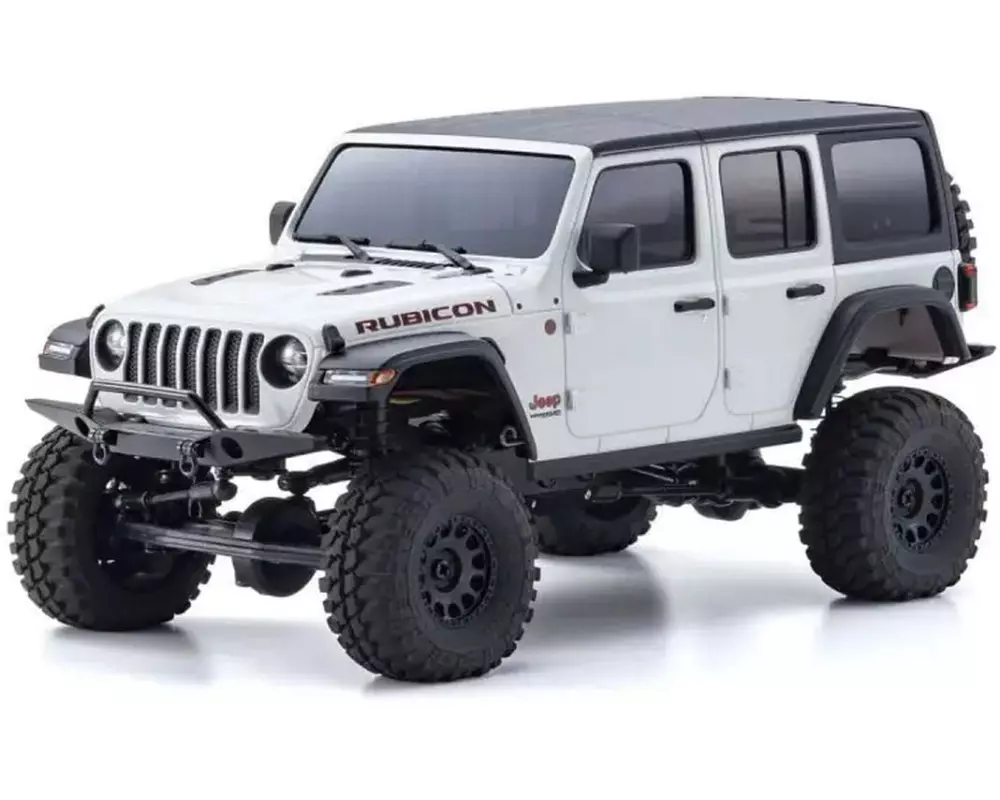 Kyosho Scale Crawler Mini-Z Jeep Wrangler Rubicon White ARTR, 1:24