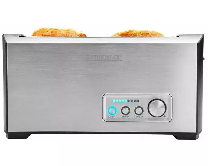 Gastroback Toaster Design Pro 4S Schwarz/Silber