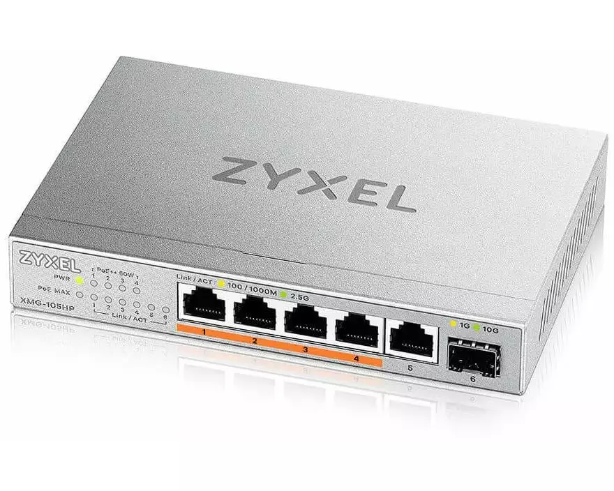 Zyxel PoE++ Switch XMG-105HP 6 Port