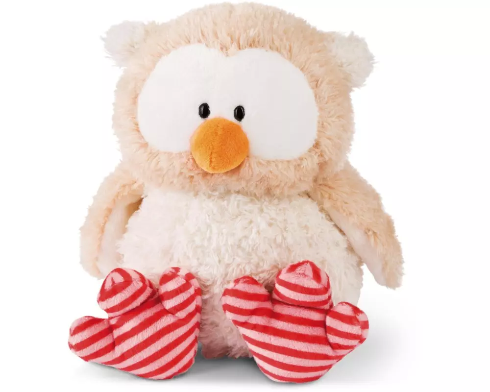 Nici Plüsch Eule Owluna mit drehbarem Kopf 25 cm