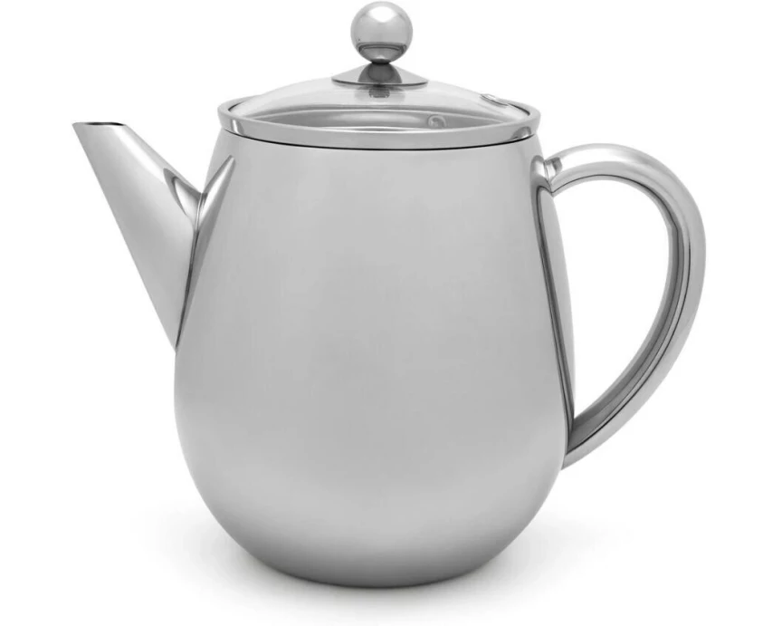 Bredemeijer Teekanne Duet Eva 1.1 Liter, Silber