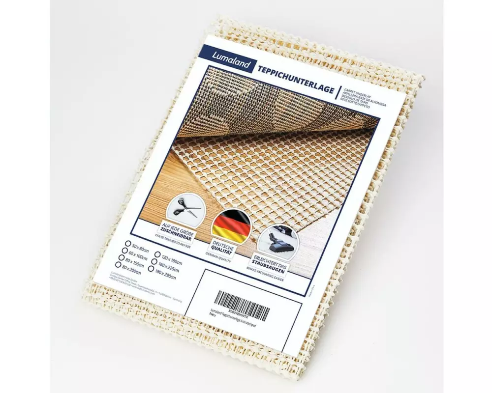 Lumaland Antirutschunterlage 80 x 200 cm Weiss 80 cm x 200 cm