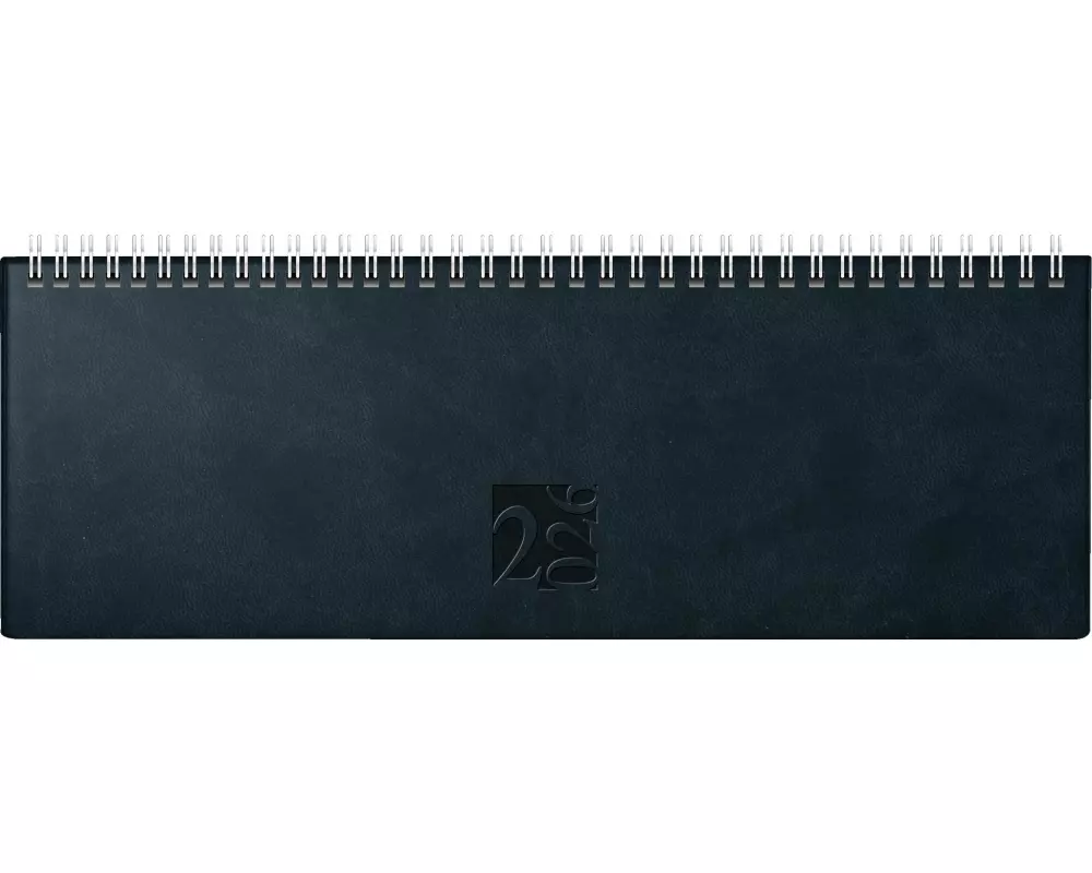 rido idé Tisch-Querkalender AC-Terminer 2026 307 x 105 mm, Schwarz