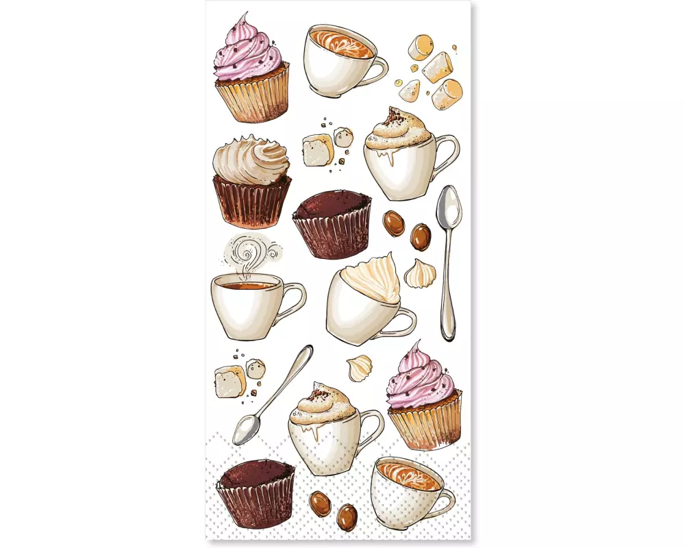 Chic Antique Papierservietten 20 x 10 cm, 16 Stück