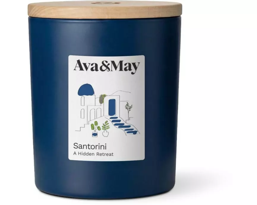 AVA & MAY Duftkerze Santorini 220 g