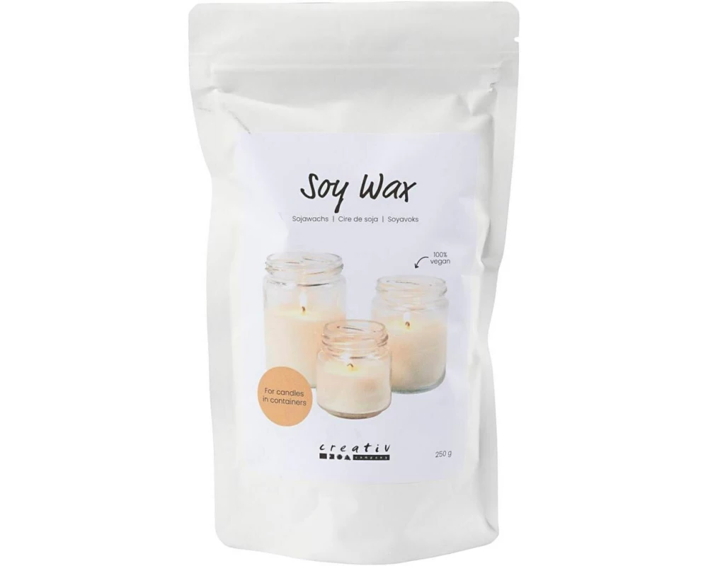 Creativ Company Sojawachs Flocken Creme 250 g