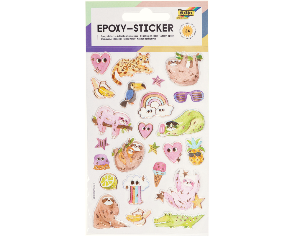 FOLIA Epoxy-Sticker 10x15cm 16301 Summer