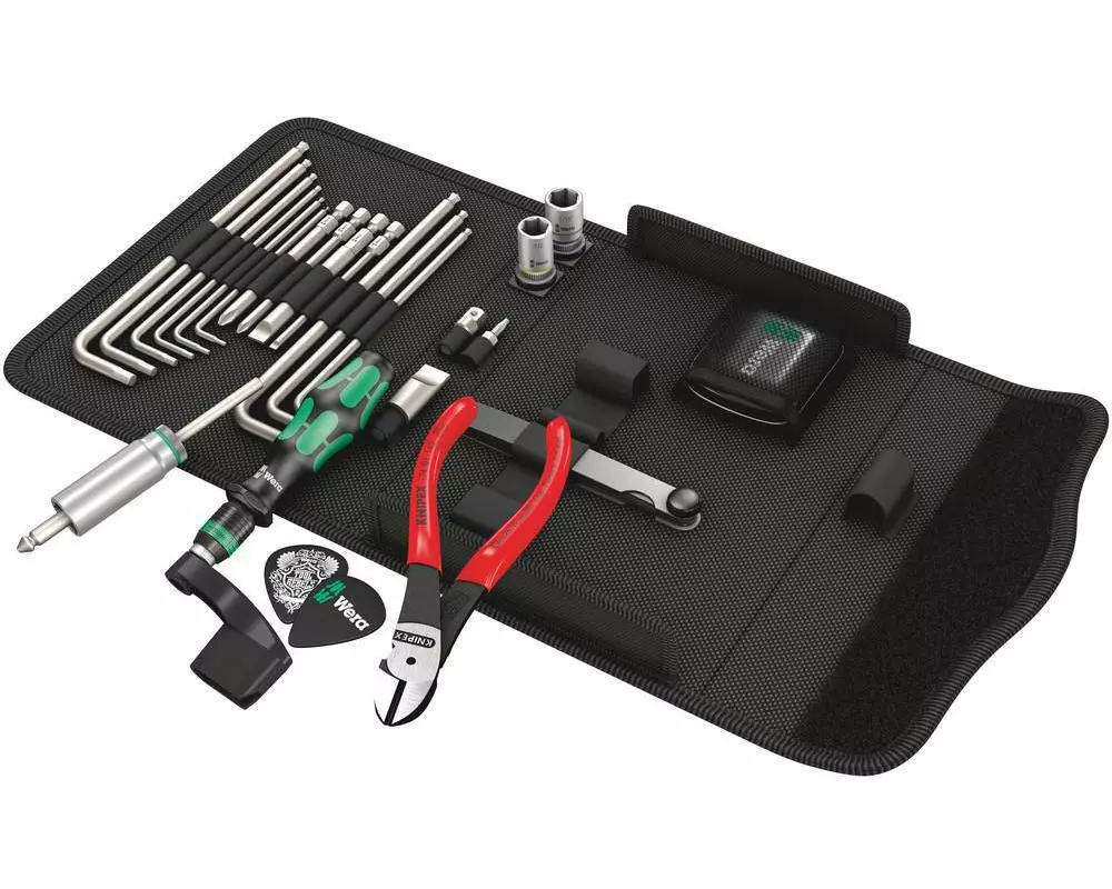 Wera Werkzeug-Set 9100 für Gitarren, 27-teilig