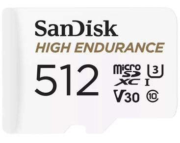 SanDisk microSDXC 512GB HE w/Adapter