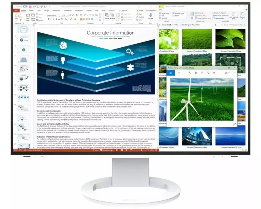 EIZO Monitor EV2485 Swiss Edition Weiss