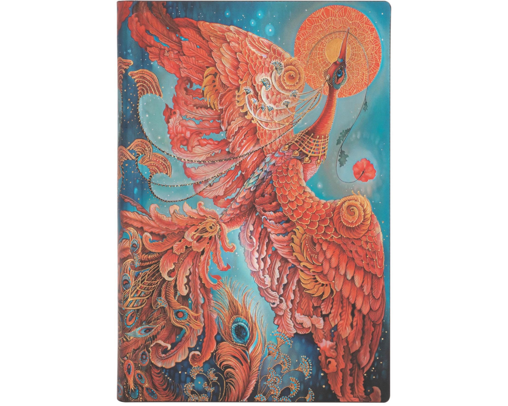 PAPERBLANKS Notizbuch Feuervogel Mini FB8213-2 liniert 208 Seiten