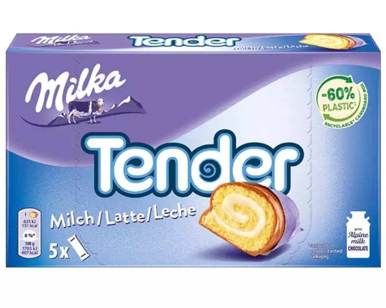 Milka Biscuits Tender Milch 5 x 37 g