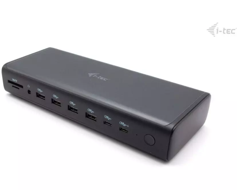 i-tec Universal 6x 4K Display Docking Station, Power Delivery 140W