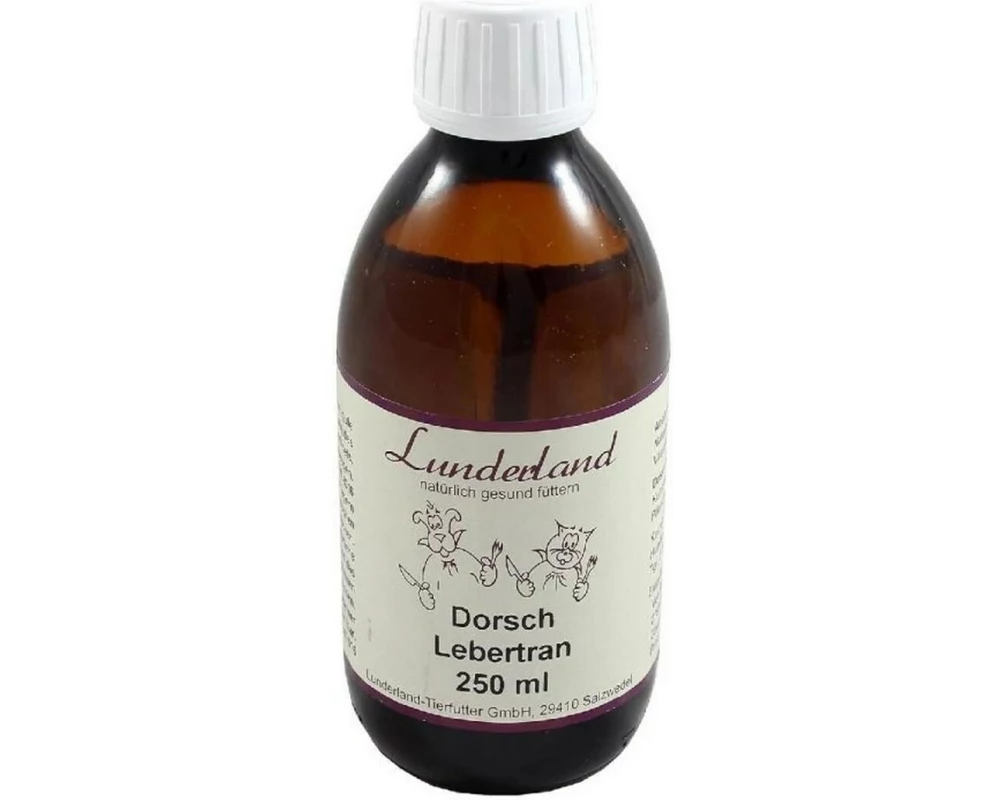 Lunderland Dorschlebertran Ergänzungsfutter 250 ml