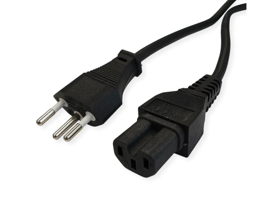 VALUE Netzkabel Black 19.99.1216 T12 auf C15 1.8m