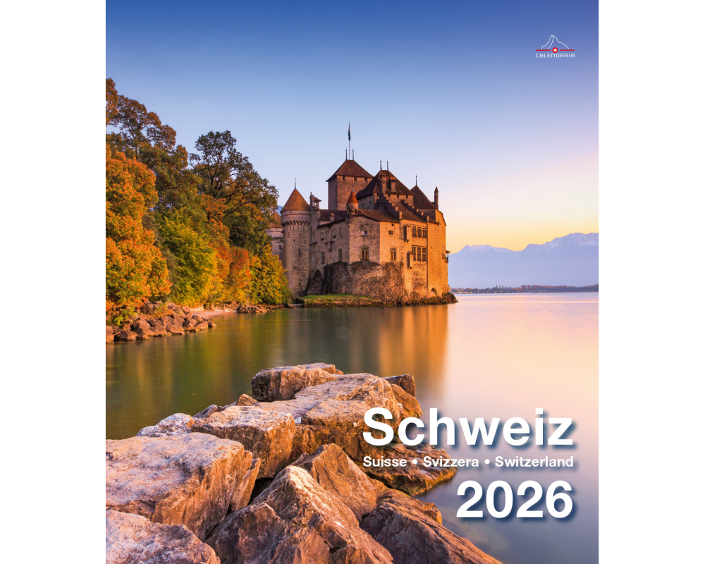 CALENDARIA Bildkalender 2026 9783036205359 Schweiz ML 21x24cm