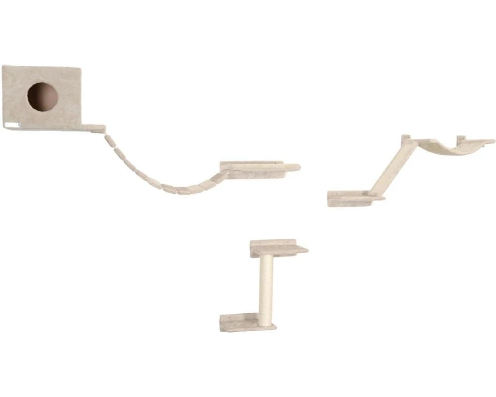 Kerbl Kletterwand Mount Everest 9-teilig, Beige