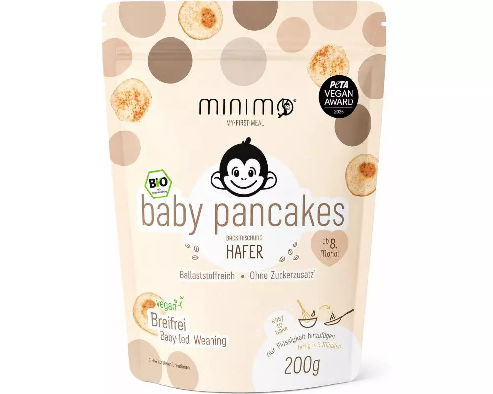 minimo Baby Pancakes Hafer Pur 200 g