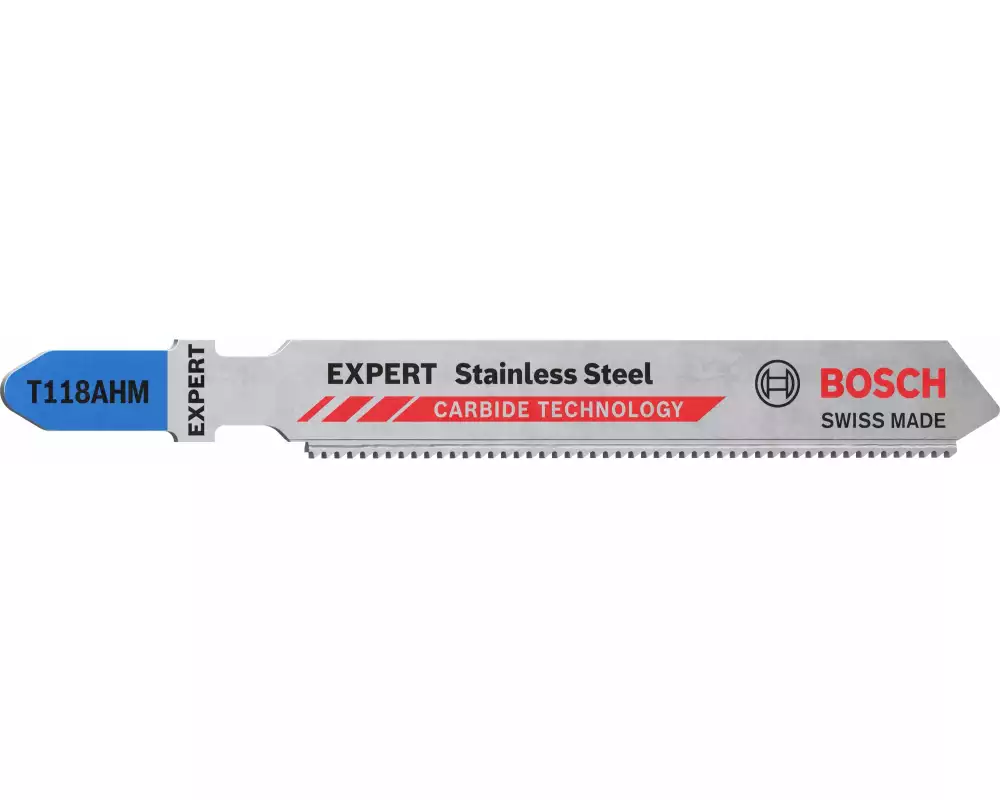 Bosch Professional Stichsägeblatt EXPERT Stainless Steel T 118 AHM, 3 Stück