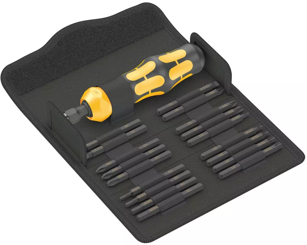 Wera Bit-Set Kraftform Kompakt 900 Set 1, 19-teilig