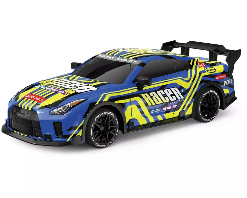 TEC-TOY Auto Racer R/C 1:18 Gelb/Blau