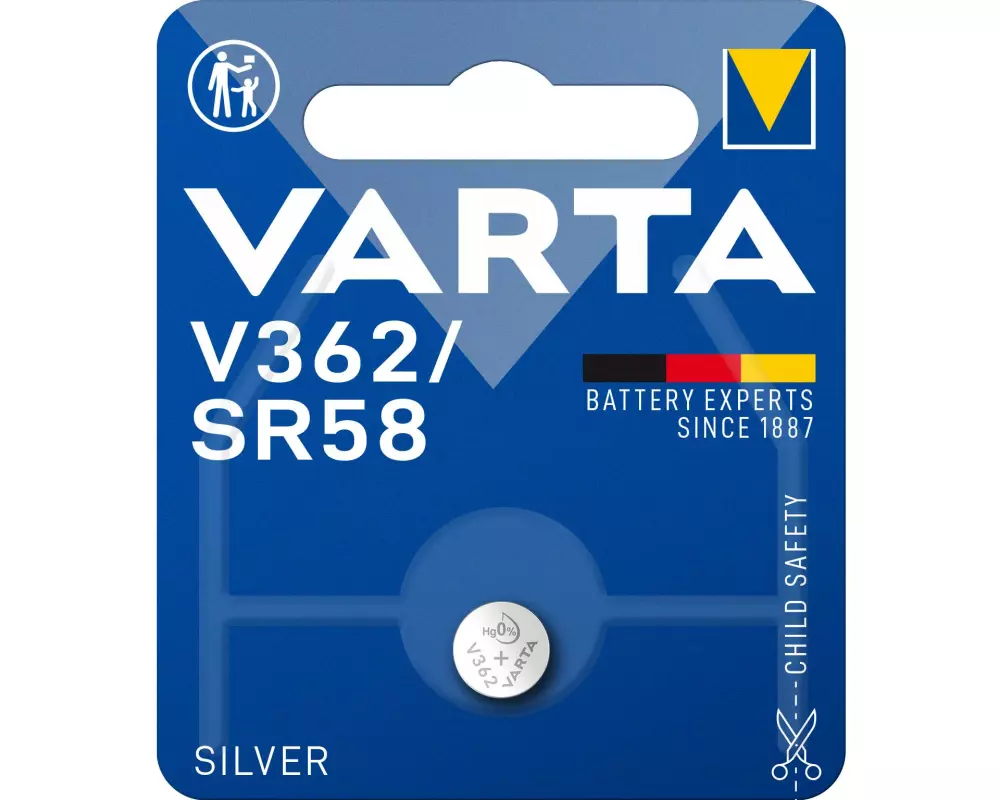 Varta Knopfzelle V362 / SR58 , 1 Stück