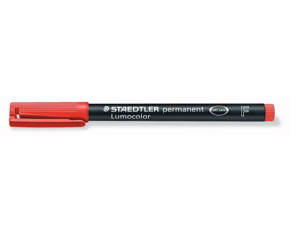 Staedtler Folienstift Lumocolor 318 F Rot, permanent