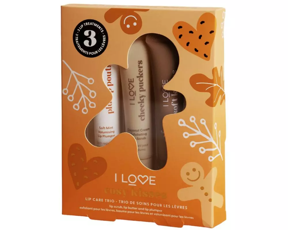 I Love Geschenkset Cosy Kisses 3-teilig