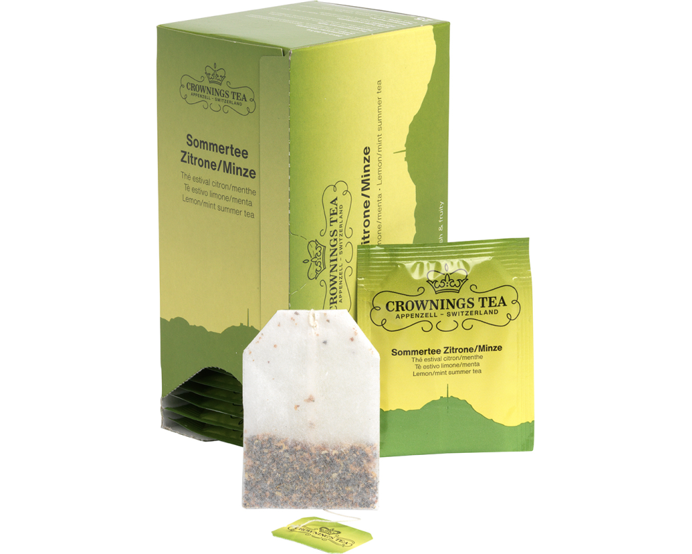 CROWNING'S Sommertee Zitrone/Minze 104129 Beutel 2.5g, 25 Stk.