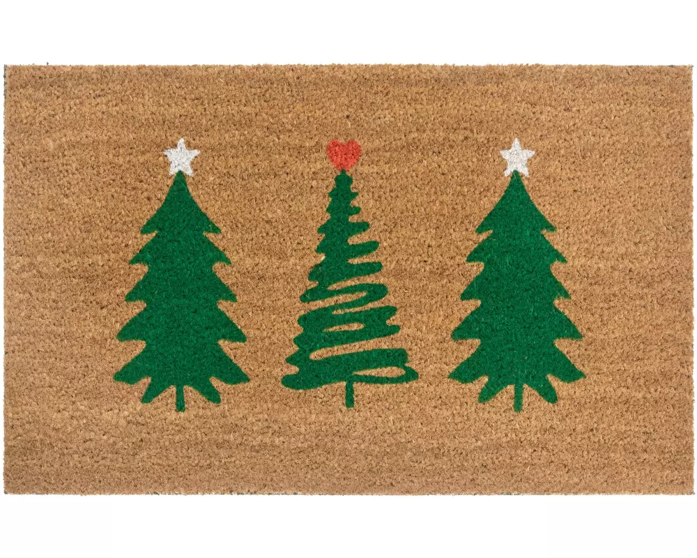 Hanse Home Fussmatte Christmas Trees 45 cm x 70 cm
