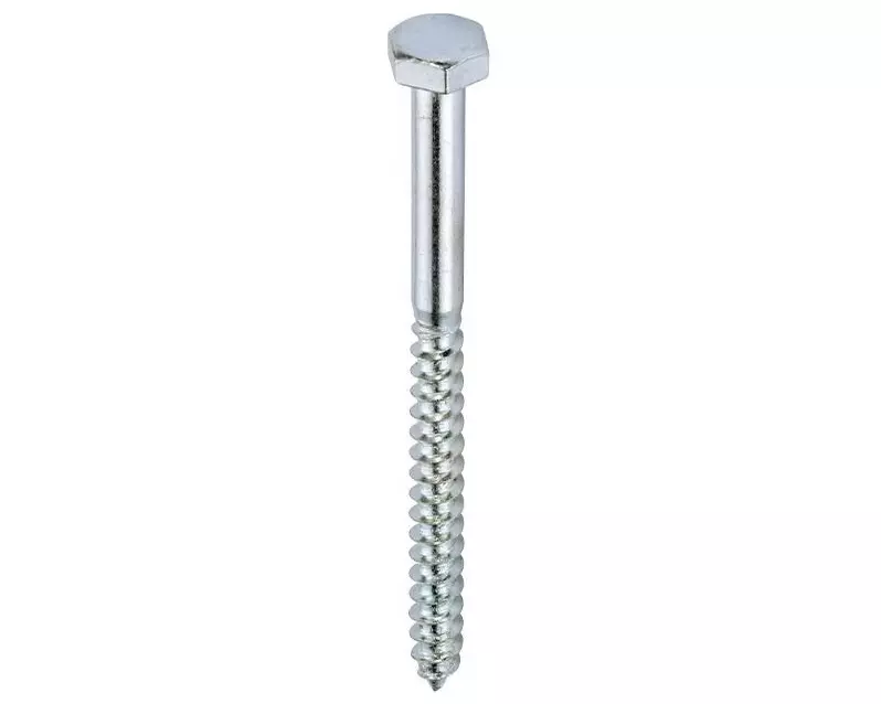 STRUCT Schlüsselschrauben Sechskantkopf 8 x 100 mm Stahl, 2 Stück