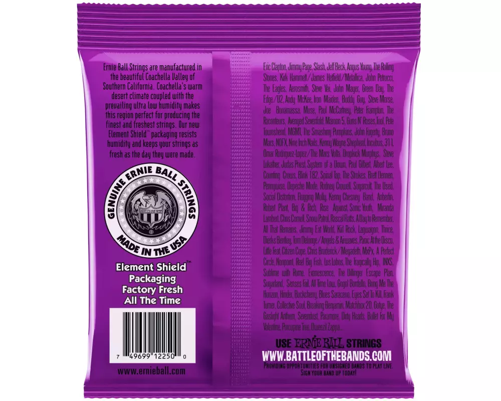 Ernie Ball Gitarrensaiten 2250 Slinky Rock'N'Roll – Power 11-48