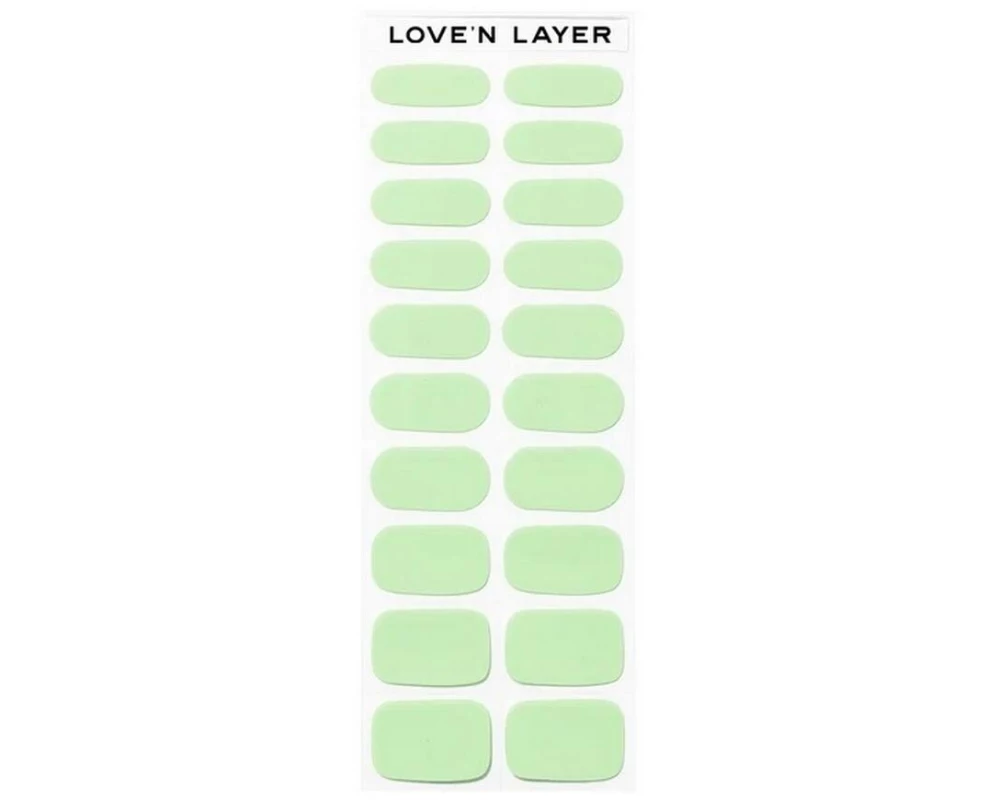 LoveNLayer Solid Field Green Hellgrün Glänzend 20 Stück