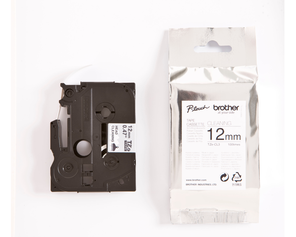 PTOUCH Reinigungsband 100 x TZe-CL3 PT-1000 12 mm