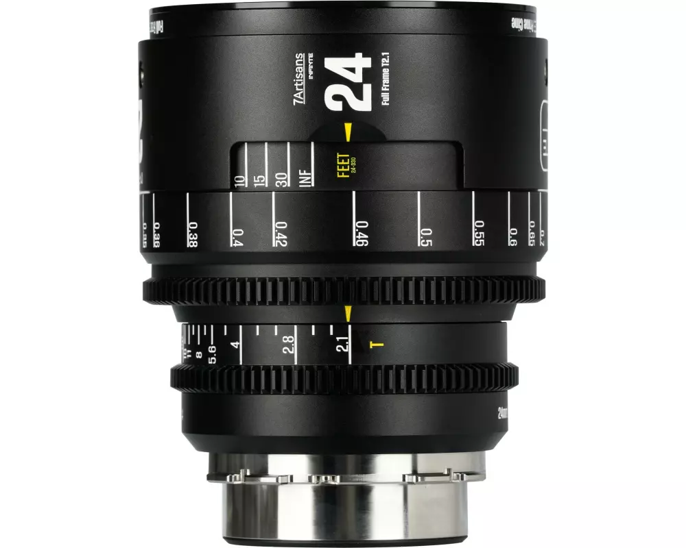 7Artisans Festbrennweite 24mm T/2.1 INFINTE Schwarz – Arri PL
